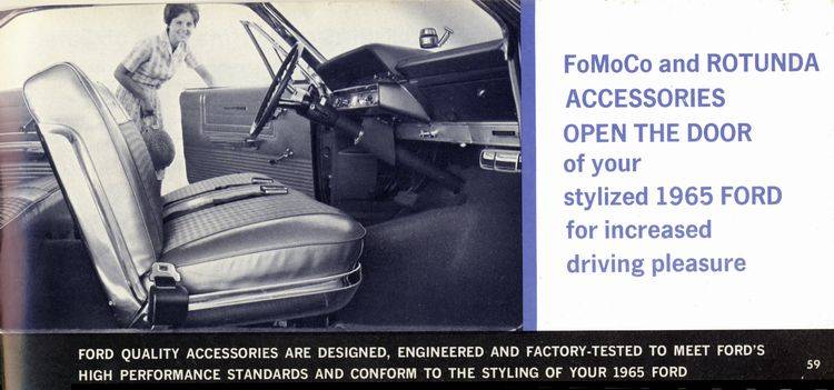 1965 Ford Owners Manual Page 35